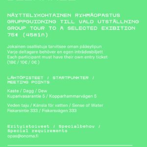 Näyttelykohtainen ryhmäopastus FVADB 2026