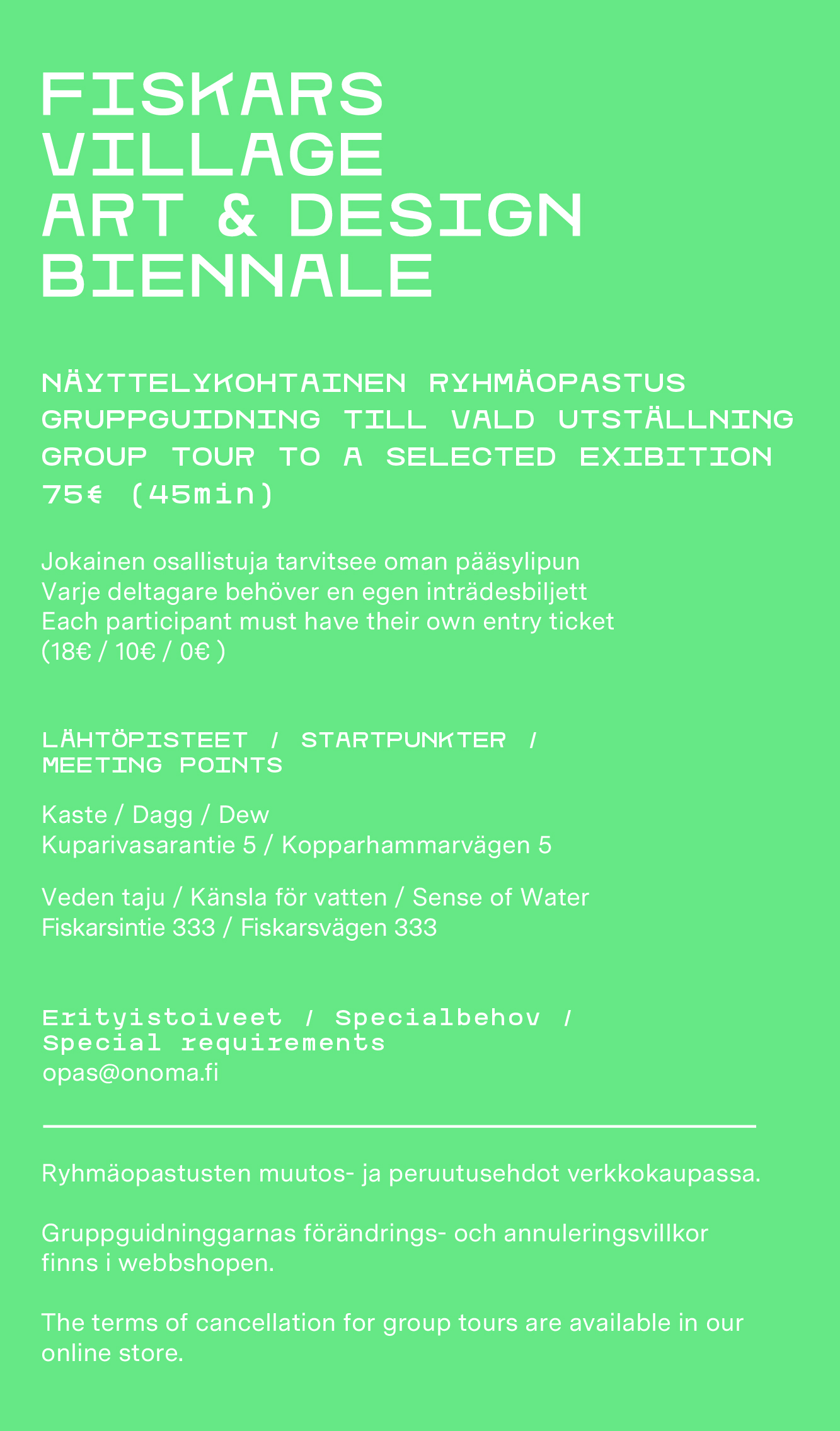 Näyttelykohtainen ryhmäopastus FVADB 2026
